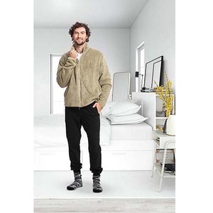 OEM personalizado al por mayor abrigo de invierno Casual hombres chaqueta de lana cuello alto grueso chaquetas de lana chaqueta de invierno - Product Image 4