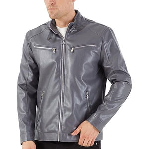 Veste en cuir pour hommes Top qualité mouton en cuir véritable haute rue veste en cuir extérieur Design professionnel en gros 2025 - Product Image 1
