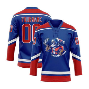 Jersey de hockey sobre hielo reversible cosido New York Ranger personalizado para hombres desgaste de hockey sobre hielo directo de fábrica - Product Image 6