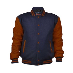 Chaqueta universitaria unisex personalizada para hombre, chaqueta de béisbol universitaria informal de alta calidad - Product Image 4