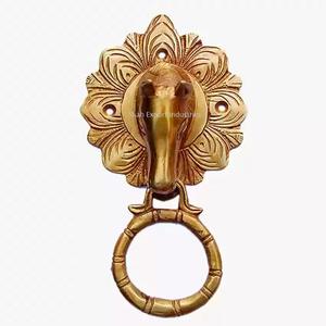 <b>Simple</b> Design Door Knocker Elegant Quality Golden Window Decorative Door Knocker for Restaurant Home Villas Uses - Product Image 6