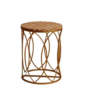 Mesa esquinera de aluminio de Azora Industries para decoración interior de hogar u hotel, muebles de sala de estar con precio económico - Product Image 5