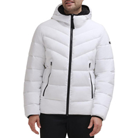 Chaqueta Acolchada para Hombre al por Mayor con Capucha, Chaquetas de Talla Grande, Chaquetas Casuales de Invierno para Hombre, Hechas en Vietnam