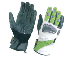 Gants de moto en cuir unisexes coupe-vent légers à demi-doigts avec écran tactile personnalisés, pour le sport d'été - Product Image 3