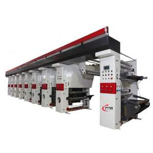 Machine d'impression rotogravure semi-automatique à grande vitesse 8 couleurs 40 pouces pour PET LDPE feuille d'aluminium avec guide de ruban tension automatique - Product Image 2