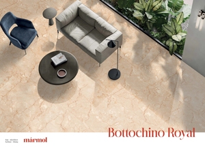 Carreaux de sol/mur en porcelaine émaillée BOTTOCHINO ROYAL 600x1200mm, antidérapants, antibactériens, résistants à l'usure, finition brillante moderne, solides - Product Image 2