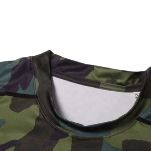 Equipo deportivo de camuflaje de media manga para hombre con sublimación personalizada de alta calidad para camisetas BJJ MMA Jiu Jitsu - Product Image 4