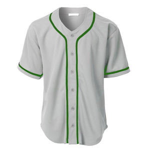 Uniforme de béisbol de mejor diseño transpirable poliéster/algodón de alta calidad antibacteriano servicio OEM de secado rápido precio al por mayor nuevo - Product Image 2