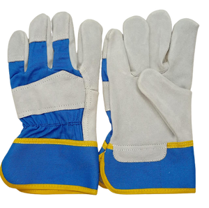 Promoción en XL Guantes canadienses Rigger y guantes de jardinería Cómodos guantes de soldadura de equipo de protección de piel de cabra antiimpacto - Product Image 5