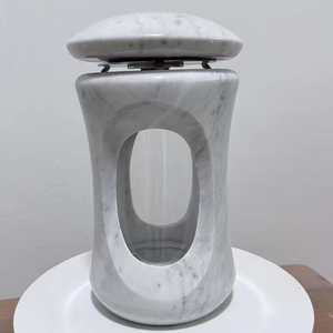 Lanterna Funeraria Per Cimitero In Acciaio – Altezza 26 Cm, Con Candela Inclusa, Resistente Alle Intemperie Per Decorazione Tombale