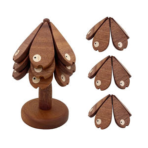 Posavasos de Madera de Acacia para Platos Calientes y Tazas, Uso en Mesa, Vietnam, por 99 Gold Data - Ms Violet - Product Image 4