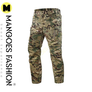 กางเกงคาร์โก้ผ้าคอร์ดูรอยหลายกระเป๋า เอวยางยืดแบบสั่งทำได้ ไซส์ใหญ่ ระบายอากาศได้ดี เหมาะสำหรับงานก่อสร้าง ทนทาน สไตล์สตรีทแฟชั่นสำหรับผู้ชาย - Product Image 3