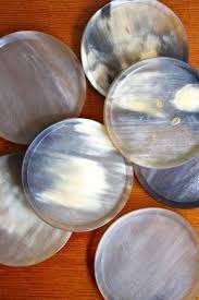 Vente chaude 2024 sous-verres en corne pour café thé servant sous-verre en corne pour multi-usage hôtel Restaurant Table décor cuisine produits - Product Image 6