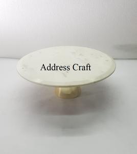 Venta caliente Mármol Cake Plater Stand Base de metal Regalo de Navidad Herramientas para pasteles Suministros de decoración de pasteles Herramientas de decoración Soporte de pastelería - Product Image 6