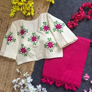 Blouseswala Hakoba 9 Blusas tejidas Online Party-Wear Collection de India - Product Image 3