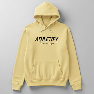 Men's Cotton Blended <b>Hoodie</b> <b>Soft</b> and Stretchable Fabric for Winter Fashion and Sports Wear with Front Pocket - Product Image 5
