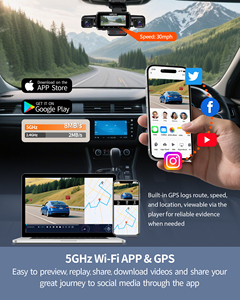 Caméra embarquée AI DMS 4 canaux, 4K+1080P*3, Wifi, DVR de voiture STARVIS 2, avec radar intégré, GPS, vision nocturne - Product Image 6