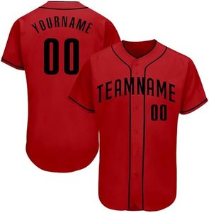 Maillot de Softball à Broderie Personnalisée, Chemise Respirante de Style Uniforme de Baseball pour Tenue de Compétition et d'Entraînement - Product Image 2