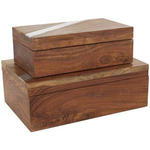 Affordable Price Wooden Storage <b>Box</b> Handcrafted Design Natural Wood <b>Box</b> Mango and Acacia Wood <b>Keepsake</b> <b>Box</b> with Multiple Use - Product Image 6