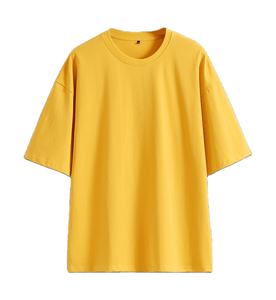 T-shirts unisexe en gros, t-shirts pour hommes et t-shirts à manches courtes surdimensionnés, 100% coton - Product Image 5