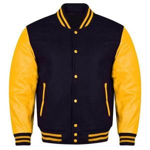 Chenille Embroidery Patch Men's Wool Bomber Jacket Thickened <b>Stand</b> Collar Cotton Polyester Winter Varsity Baseball Jacket - Product Image 1