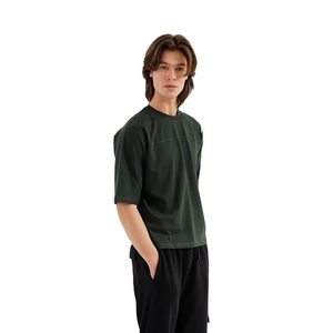 Custom Manufacturer's Heavyweight 100% Cotton Boxy Fit T-Shirt Drop Shoulder Oversized Tee for Screen Printing OEM Service - Product Image 1