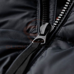 Chaqueta bomber larga OEM de alta calidad para hombre y mujer para Otoño Invierno, prendas de vestir informales de talla grande personalizadas con relleno de algodón y piel de oveja - Product Image 5