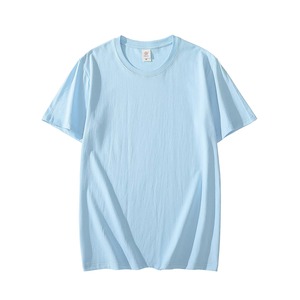 Vente en gros de qualité supérieure 100% coton T-Shirt décontracté à manches courtes saison d'été Logo personnalisé pour hommes - Product Image 3