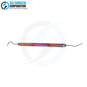 Venta al por mayor de escaladores dentales multicolores, escaladores dentales profesionales de acero inoxidable, escaladores dentales aprobados por la CE - Product Image 6