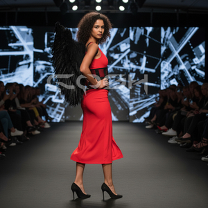 Proveedor de corsés de cintura alta de malla negra con algodón de alta compresión para torso corto, venta al por mayor - Product Image 4