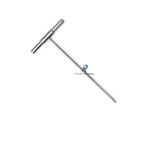 Robinet d'os chirurgical orthopédique vétérinaire poignée en T canulée 1.5mm à 6 pouces Instrument de taraudage à vis d'os de haute précision - Product Image 3