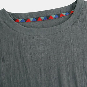 Tissu confortable coupe ample 100% coton T-Shirt pour hommes Logo personnalisé imprimé hommes T-Shirts Street Wear hommes T-Shirts - Product Image 3