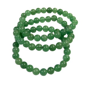 Handmade 8mm <b>Beaded</b> Stretch <b>Bracelet</b> Natural Green Aventurine Crystal Unisex Reiki Healing Gemstone <b>For</b> <b>Women</b> Men - Product Image 4