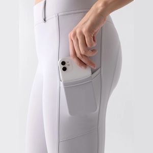 Trendy Equestrian <b>Tights</b> Full Seat Grip 4 Way Stretch Custom Clothing Bulk Wholesale Horse Riding Leggings Pants with Pocket - Product Image 1