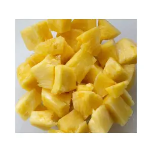 Frozen Fruits the Wholesale Price BQF Frozen Pineapple New Season Juicy 10x10mm Cube From Vietnam Manufacture and Ready to Ship - Product Image 1