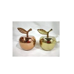ชามผลไม้แห้งทองเหลืองหรูหรากล่องและชามและช้อนสีทองชามผลไม้แห้งทำจากทองเหลืองดีไซน์ล่าสุด - Product Image 5