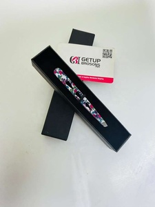 GETUP BROSONS IMPEX Professional Paper Coated Stainless Steel Eyebrow Tweezer Pointed <b>Silver</b> Tip - Product Image 4