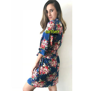 Nueva bata de estilo étnico con estampado Floral de alta calidad superventas elegante vestido musulmán de encaje bordado - Product Image 2