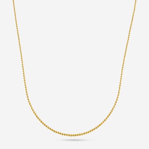 18K Gold Religious Ball Pendant Necklace-Gold & Rhodium Plated Pearl or Diamond Wedding Engagement Gift - Product Image 1