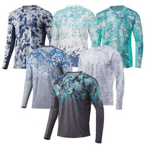 Venta al por mayor Anti-Uv Hombres de secado rápido de manga larga Pesca Jersey Camisas Logotipo personalizado Sublimación de alta calidad UPF 50 Ropa de pesca - Product Image 5