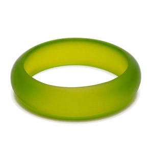 BRAZALETE DE RESINA PERSONALIZADO COLOR COMPLETO Y FNSH Brazalete de apertura acrílico de resina de tamaño pequeño Mujeres Niñas Pulsera exquisita transparente Muñeca - Product Image 4