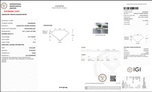 เบาะ2.01ct เพชรที่ปลูกในห้องปฏิบัติการที่ได้รับการรับรองจากอีจีไอ VS2ความชัดเจนหินในห้องทดลอง - Product Image 5