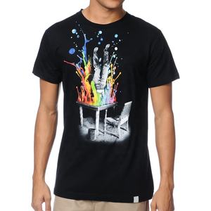 Custom Designed Men's Fitness T-Shirt Jersey Material O-Neck Blank Fitted Athletic Gym Workout T-Shirt with Tag Card - Product Image 1