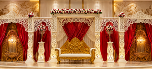 เวทีงานแต่งงานสไตล์บอลลีวูดสุดหรู พร้อมฉากหลังสำหรับตกแต่งงานอีเว้นท์สุดหรู ราคาขายส่ง - Product Image 2