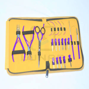 <b>Multi</b> Functional New Arrival Hair Extension <b>Tools</b> Kit in Lavender Silver Color With Customized Packaging & Labeling - Product Image 4