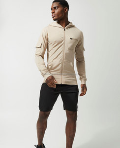 เสื้อฮู้ดผ้าฝ้ายระบายอากาศขนาดใหญ่ของผู้ชายเสื้อสเวตเตอร์แบบมีกระเป๋าขนแกะฝรั่งเศส6XL มีกระเป๋าปักโลโก้เปล่าดีไซน์มัดย้อม - Product Image 4