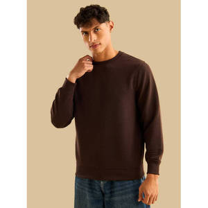 Heavyweight Embroidered <b>Quilted</b> <b>Sweatshirt</b> Solid Streetwear Hoodie Style Long Sleeve Casual Pullover Custom Private Label - Product Image 3