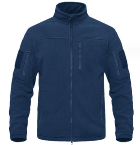 Chaqueta táctica de lana con logotipo personalizado de alta calidad para hombre, Abrigo con capucha de lana Polar para senderismo deportivo transpirable térmico para exteriores - Product Image 1