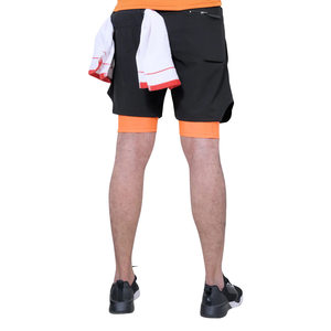 Vente en gros Short de fitness de compression athlétique personnalisé pour hommes 2-en-1 Short de sport en maille pour la course à pied et l'entraînement Marque privée Votre logo - Product Image 5