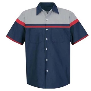 New Summer Short Sleeve Shirt Striped Plaid Men's Shirts Casual Workwear <b>Polo</b> Shirts Contrast Color - Product Image 1
